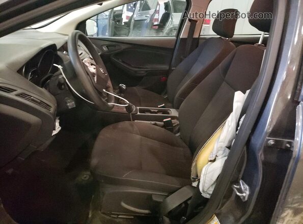 1FADP3E20GL405430 2016 FORD FOCUS Gray Вид салону спереду