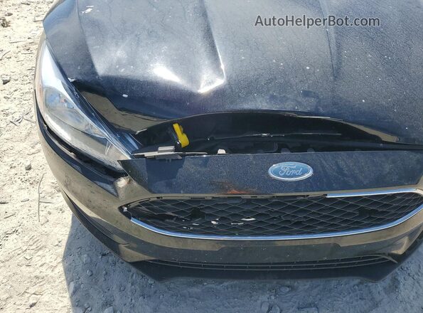 1FADP3E21JL299044 2018 FORD FOCUS Черный Вид щитка приборов
