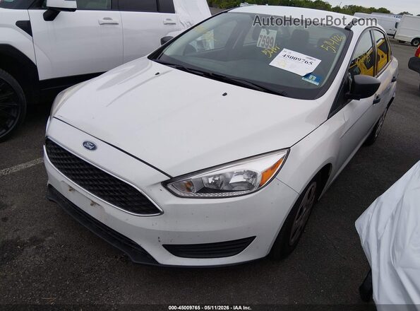 1FADP3E22GL206847 2016 FORD FOCUS Белый Передняя левая четверть