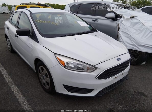 1FADP3E22GL206847 2016 FORD FOCUS Белый Передняя правая четверть