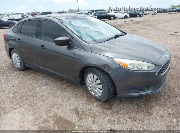 1FADP3E22HL313673 2017 FORD FOCUS Gray Przód prawy
