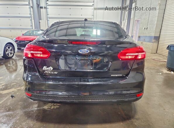 1FADP3E23GL202709 2016 FORD FOCUS Black Вид ззаду