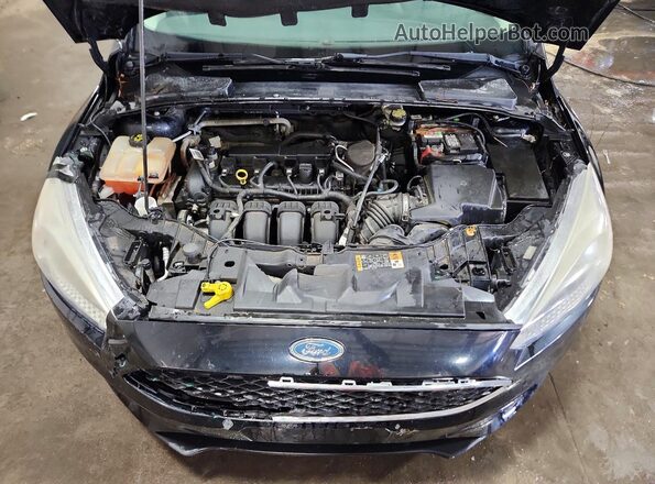 1FADP3E23GL202709 2016 FORD FOCUS Black Вид задньої частини салону