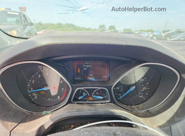 1FADP3E23GL386940 2016 FORD FOCUS Black Widok zestawu wskaźników