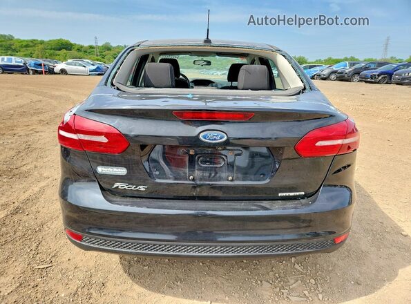 1FADP3E23GL386940 2016 FORD FOCUS Black Widok z tyłu