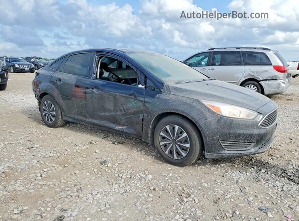 1FADP3E23JL304907 2018 FORD FOCUS Черный Передняя правая четверть