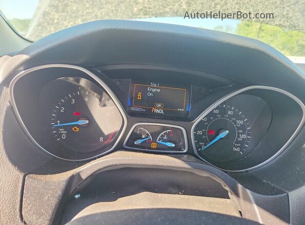 1FADP3E25HL209596 2017 FORD FOCUS Black ხელსაწყოთა პანელის ხედი