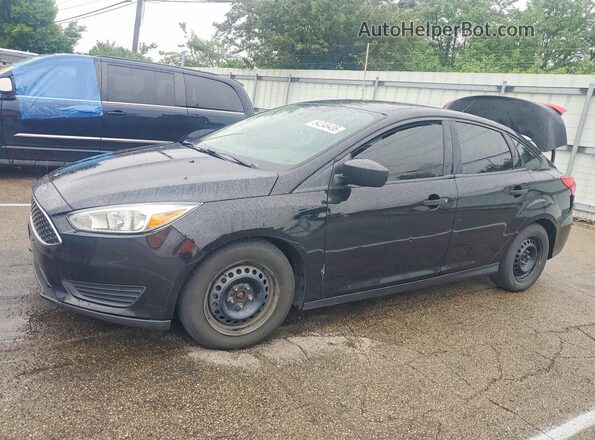 1FADP3E26GL229466 2016 FORD FOCUS Black Przód lewy