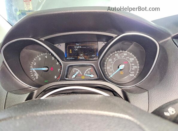 1FADP3E26GL235302 2016 FORD FOCUS Silver Vista del cuadro de instrumentos