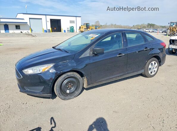 1FADP3E26HL338804 2017 FORD FOCUS Черный Передняя левая четверть