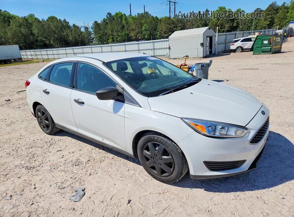1FADP3E27JL303596 2018 FORD FOCUS Белый Передняя правая четверть