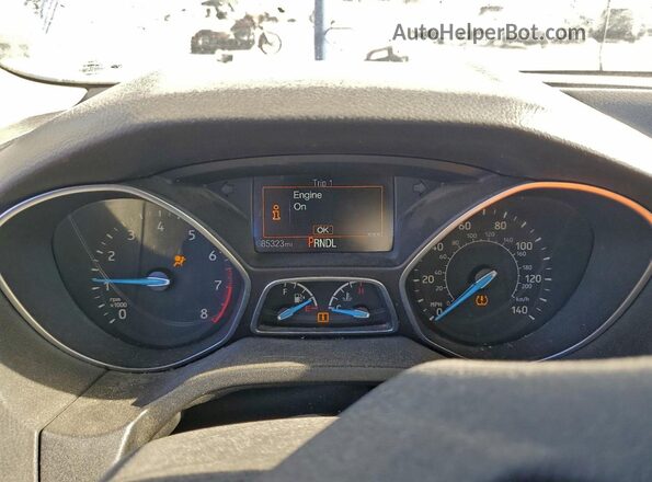 1FADP3E29GL382777 2016 FORD FOCUS Silver Սարքավորումների վահանակի տեսք