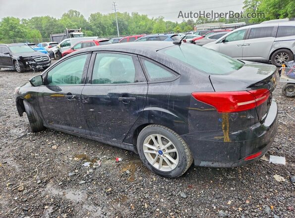 1FADP3F20GL402865 2016 FORD FOCUS Черный Задняя левая четверть