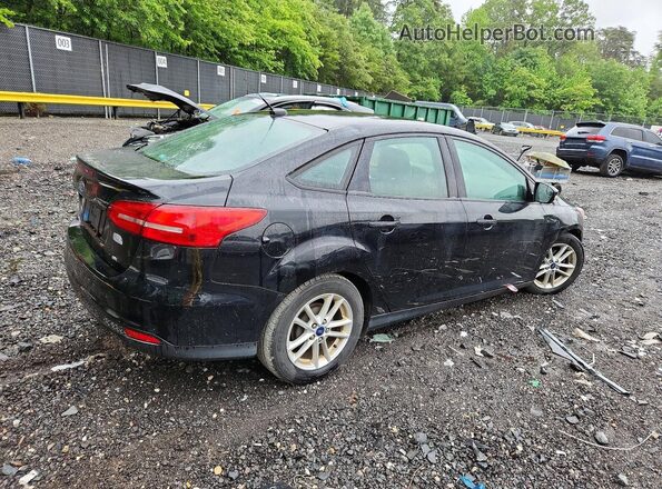 1FADP3F20GL402865 2016 FORD FOCUS Черный Задняя правая четверть