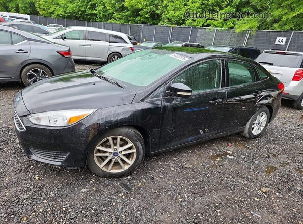 1FADP3F20GL402865 2016 FORD FOCUS Черный Передняя левая четверть