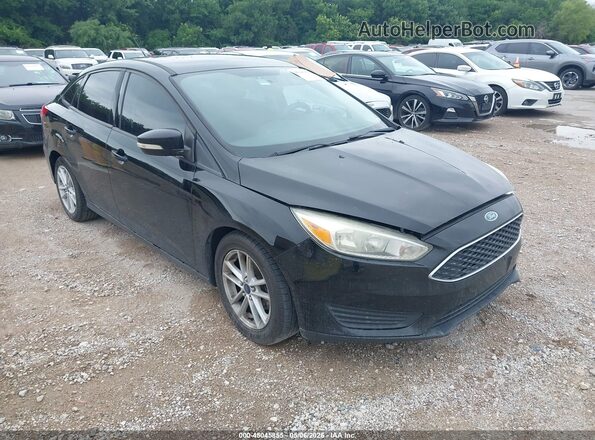 1FADP3F20HL338070 2017 FORD FOCUS Черный Передняя правая четверть