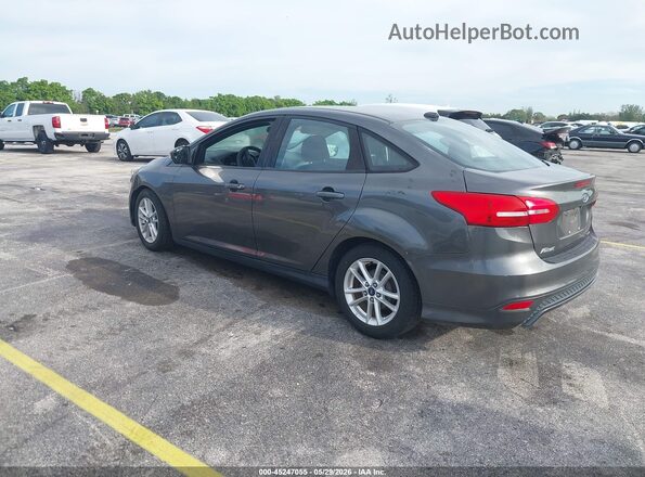 1FADP3F21GL235240 2016 FORD FOCUS Серый Задняя левая четверть