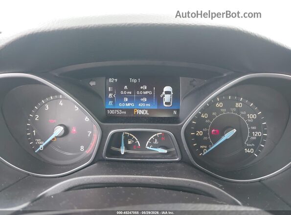 1FADP3F21GL235240 2016 FORD FOCUS Серый Вид задних сидений