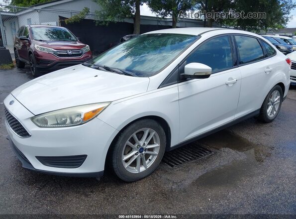 1FADP3F21GL280632 2016 FORD FOCUS Белый Передняя левая четверть