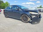 2016 Ford Focus Se Black vin: 1FADP3F21GL307487