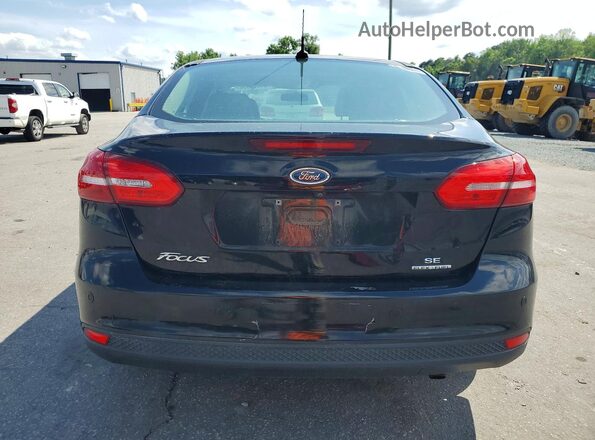 1FADP3F21GL307487 2016 FORD FOCUS Black Rear view