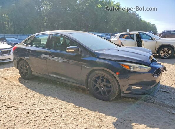 1FADP3F21GL374056 2016 FORD FOCUS Черный Передняя правая четверть
