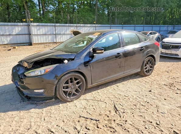1FADP3F21GL374056 2016 FORD FOCUS Черный Передняя левая четверть