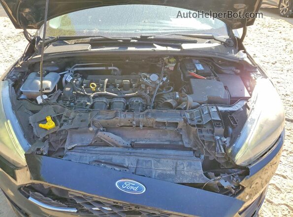 1FADP3F21GL374056 2016 FORD FOCUS Черный Вид задней части салона