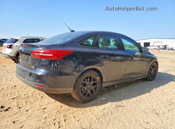 1FADP3F21GL374056 2016 FORD FOCUS Черный Задняя правая четверть