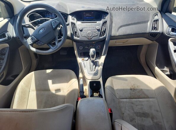 1FADP3F21HL327224 2017 FORD FOCUS Золотой Вид панели приборов