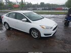 2018 Ford Focus Se White vin: 1FADP3F21JL227453