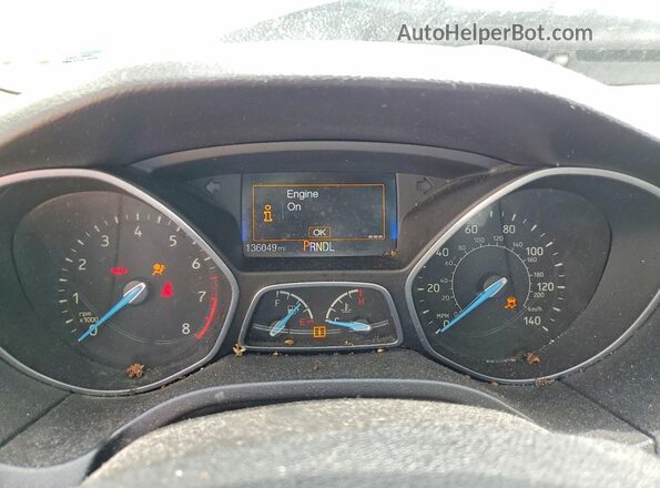 1FADP3F22GL208158 2016 FORD FOCUS Серый Вид щитка приборов