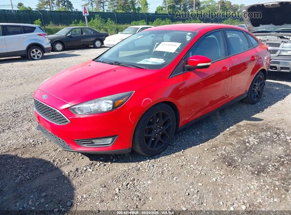 1FADP3F22GL222738 2016 FORD FOCUS Red Przód lewy