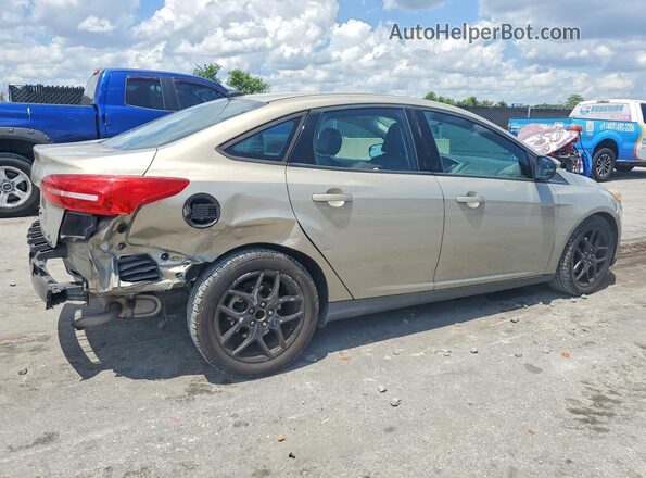 1FADP3F22GL318336 2016 FORD FOCUS Бежевый Задняя правая четверть