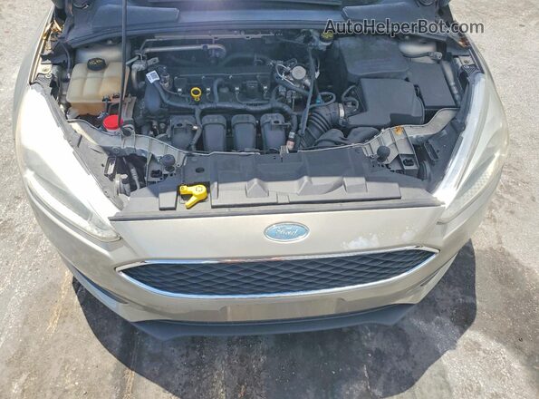 1FADP3F22GL318336 2016 FORD FOCUS Бежевый Вид задней части салона