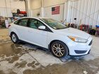 2016 Ford Focus Se White vin: 1FADP3F22GL329692