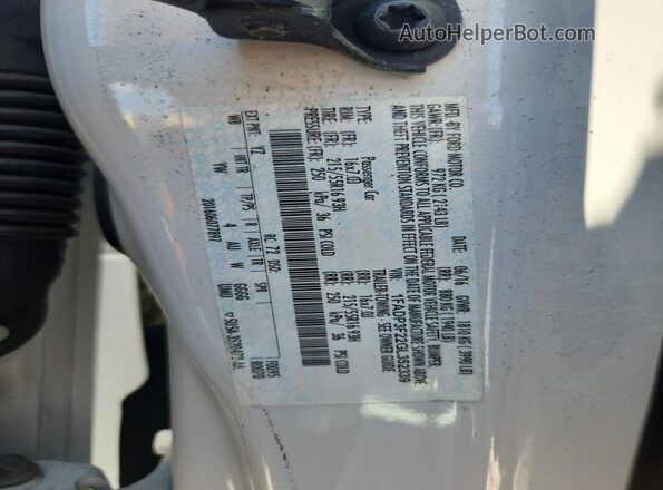 1FADP3F22GL352339 2016 FORD FOCUS White Vista del compartimento del motor