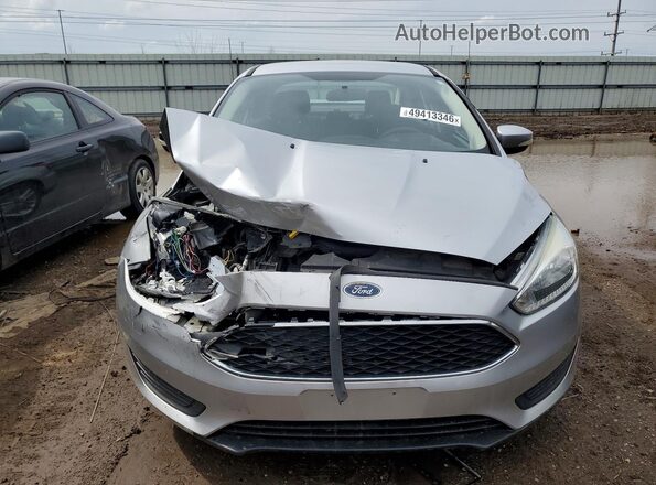1FADP3F22HL221736 2017 FORD FOCUS Серебряный Вид спереди
