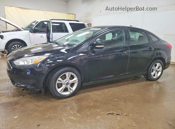 1FADP3F22HL295206 2017 FORD FOCUS Black წინა მარცხენა ხედი სამი მეოთხედიდან