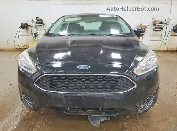 1FADP3F22HL295206 2017 FORD FOCUS Black წინა ხედი