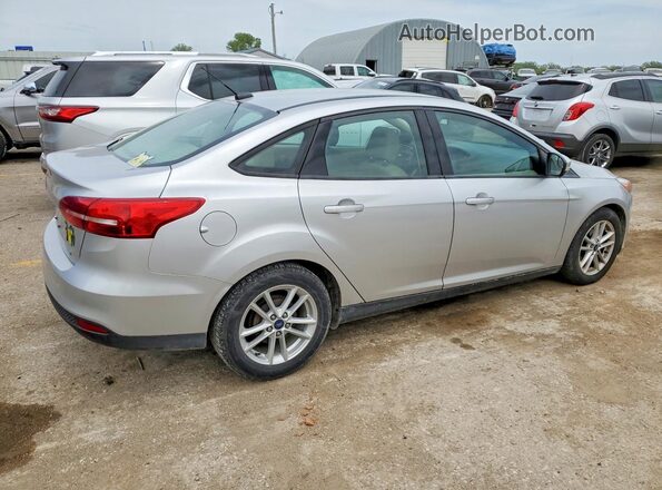 1FADP3F22HL323747 2017 FORD FOCUS Silver Rear right