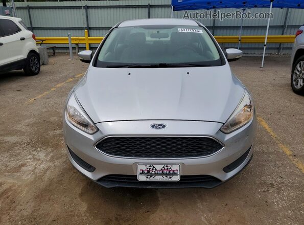 1FADP3F22HL323747 2017 FORD FOCUS Silver Front view