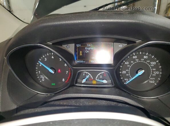 1FADP3F22JL262499 2018 FORD FOCUS Серый Вид щитка приборов