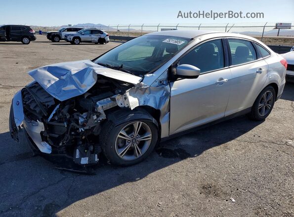 1FADP3F22JL278122 2018 FORD FOCUS Silver Przód lewy