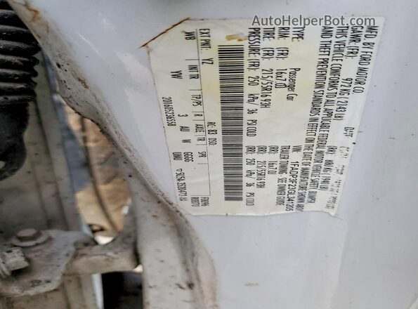 1FADP3F23GL341205 2016 FORD FOCUS White Vista del compartimento del motor