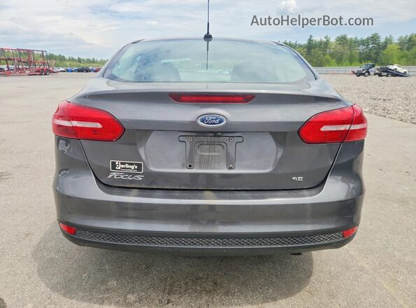 1FADP3F23GL342452 2016 FORD FOCUS Gray Rear view