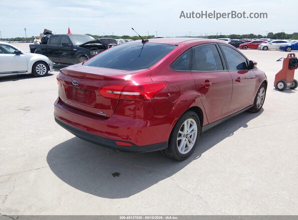 1FADP3F23GL369389 2016 FORD FOCUS Maroon უკანა მარჯვენა