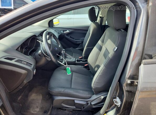 1FADP3F23GL383406 2016 FORD FOCUS Charcoal წინა სალონის ხედი