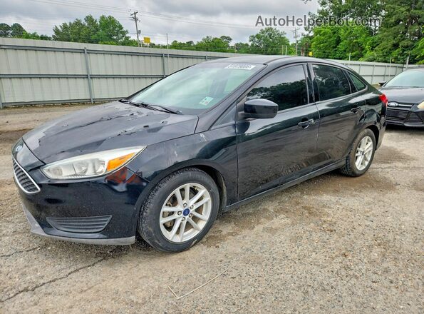 1FADP3F23JL272572 2018 FORD FOCUS Черный Передняя левая четверть