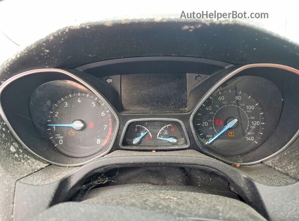 1FADP3F24GL208467 2016 FORD FOCUS Серый Вид щитка приборов